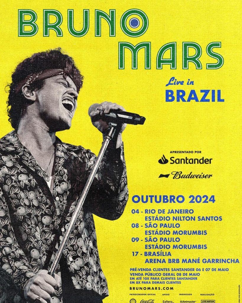 O ícone do pop ganhou o coração dos brasileiros após sua última vinda ao Brasil no ano passado, quando cantou no festival The Town